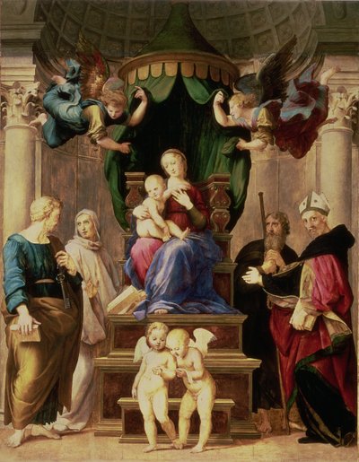 Madonna van de Baldacchino door Raffaello Sanzio Raphael